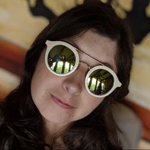 Fun Eclectic Mirrored Sunglasses by A.J. Morgan